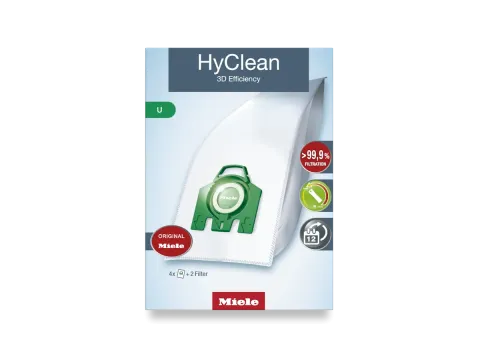 4 elektrikli süpürge toz torbası – U HyClean 3D
