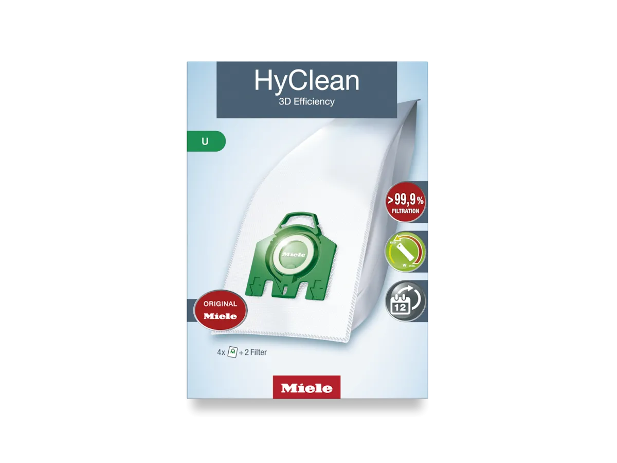 4 elektrikli süpürge toz torbası – U HyClean 3D